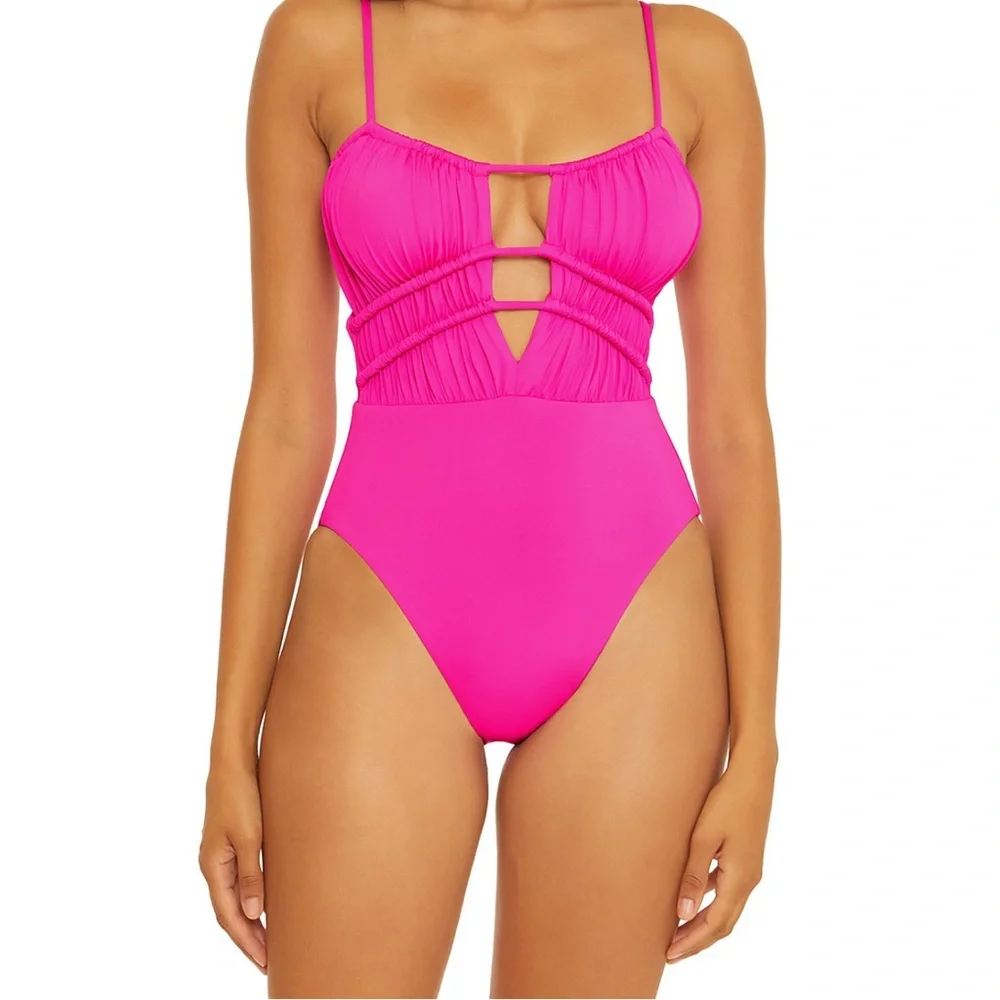 BECCA Santorini One Piece Swimsuit NWT - Picture 1 of 4
